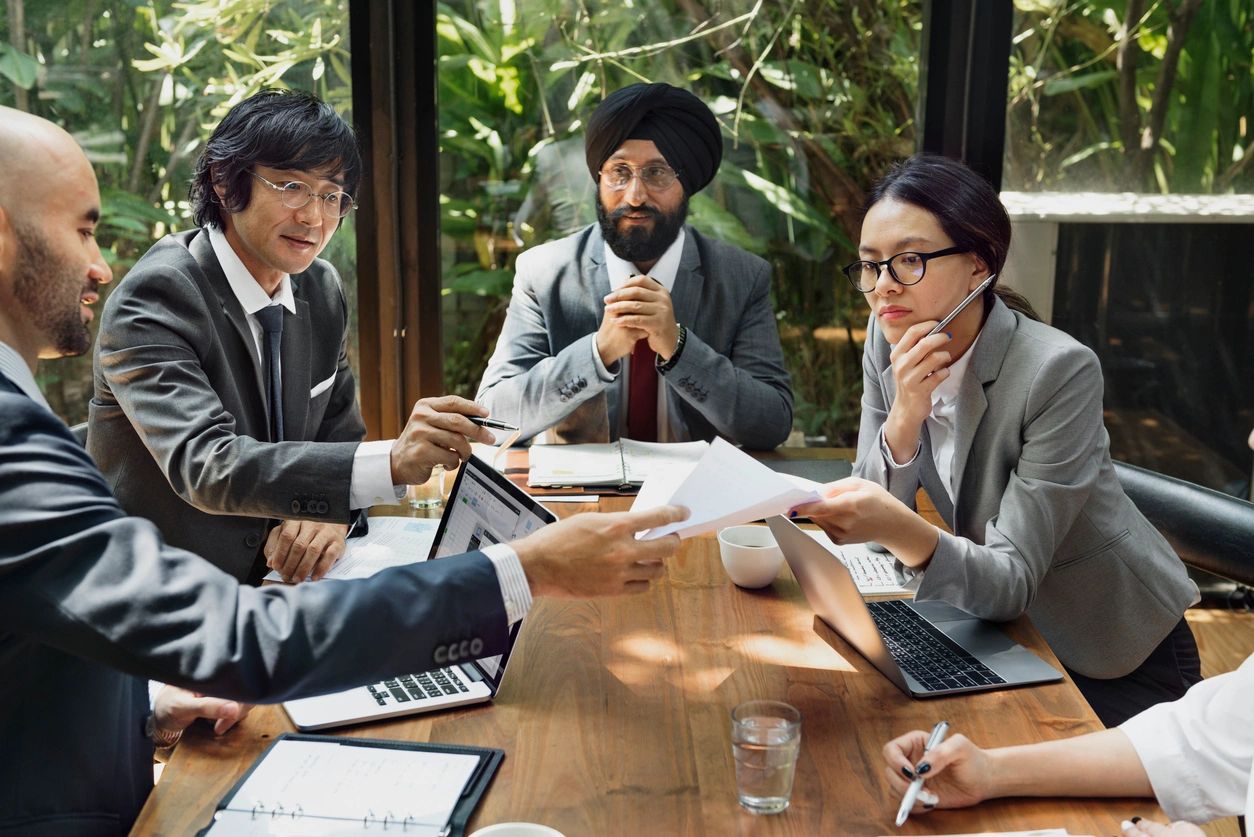 Business team vision strategy